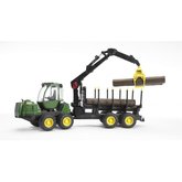 Bruder 2133 Lesn traktor John Deere 1210E s prvesom