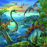 Ravensburger Puzzle Dinosaury 3 x 49 dielikov 147 dielikov