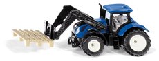SIKU Blister - Traktor New Holland s paletovmi vidlami a paletou