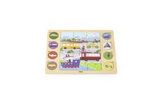 Viga Dreven puzzle doprava 9 dielov