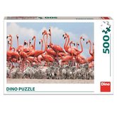 Dino puzzle 500 Hejno plameňáků