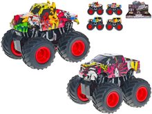 Monster truck 12cm na zotrvank - 6druhov