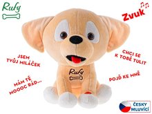 Psk Rufy plyov 19cm na batrie esky hovoriaci