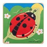 Bigjigs Toys Vkladacie puzzle ivotn cykly lienky