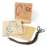 Bigjigs Toys Prevlekanie poda sel Rozprvky