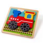 Bigjigs Toys Vkladacie puzzle Vlik