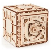 Ugears 3D drevené mechanické puzzle Trezor