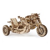 Ugears 3D dreven mechanick puzzle UGR-10 Motorka (scrambler) s vozkom