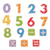 Bigjigs Toys Magnetické farebné číslice