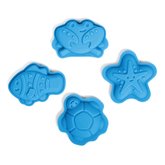 Bigjigs Toys Silikónové formy modré Ocean
