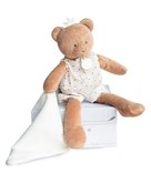 Doudou Darekov sada - plyov hraka medvedk s dekou 28 cm