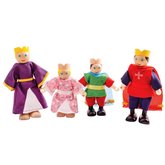 Bigjigs Toys Dreven postaviky krovsk rodina