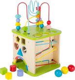 Small Foot Dreven vkladacia motorick kocka s labyrintom 5v1