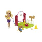 Mattel Barbie Chelsea s prsluenstvom hracia sprava trnerka psov