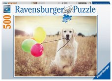RAVENSBURGER Labrador s balónmi 500 dielikov