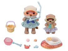 Sylvanian Families 5804 Sestry vydry na dovolenke pri mori